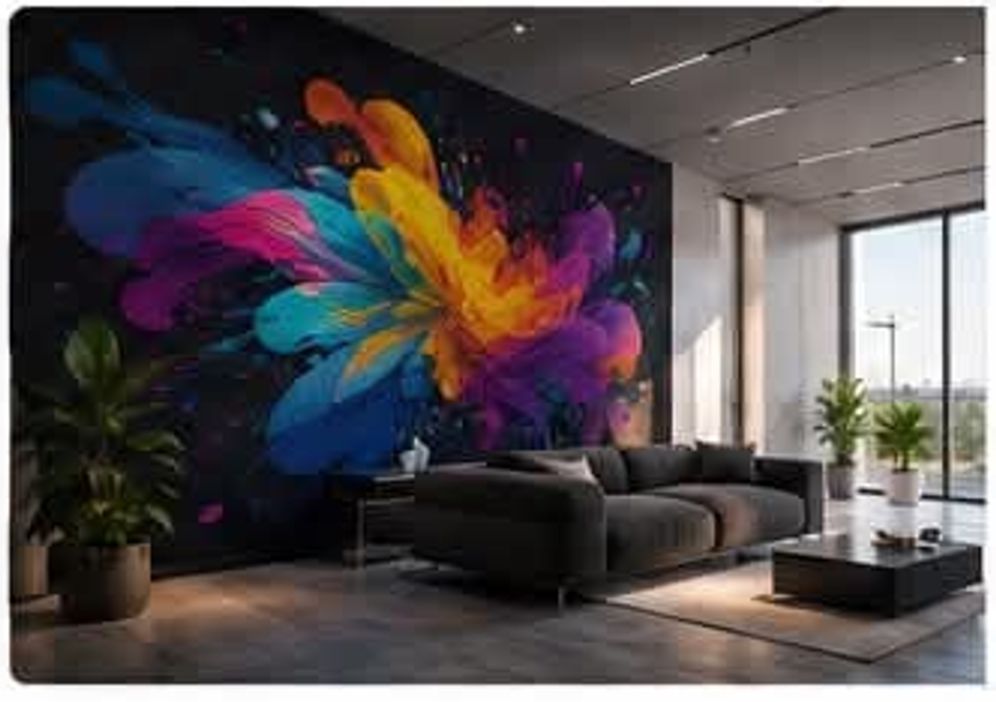Mural w przestrzeni biurowej — Kielce